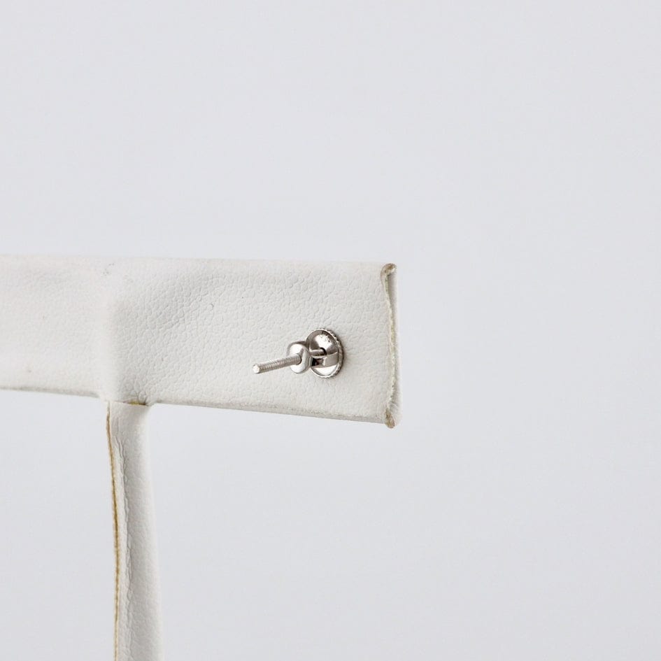 Boucles d'oreilles Moissanites noires en or 10K - 14K - 18K ou platine