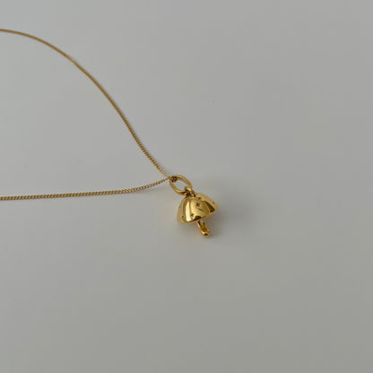 Champignon aka Mushroom Necklace- Gold
