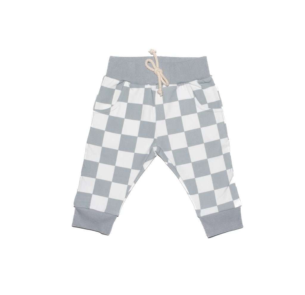 Checkered Print Joggers