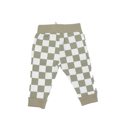 Checkered Print Joggers