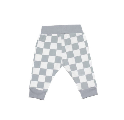 Checkered Print Joggers