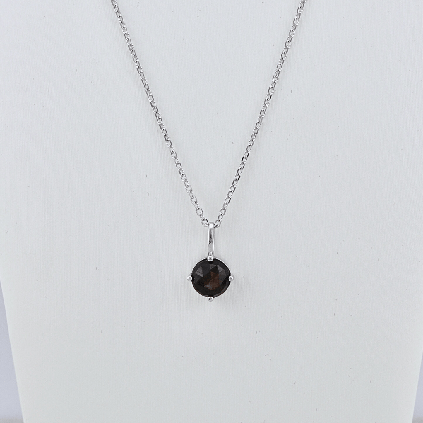 Collier en argent sterling et Saphir Doré