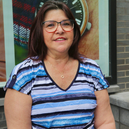 Collier Entrelacées en or 10K et moissanites