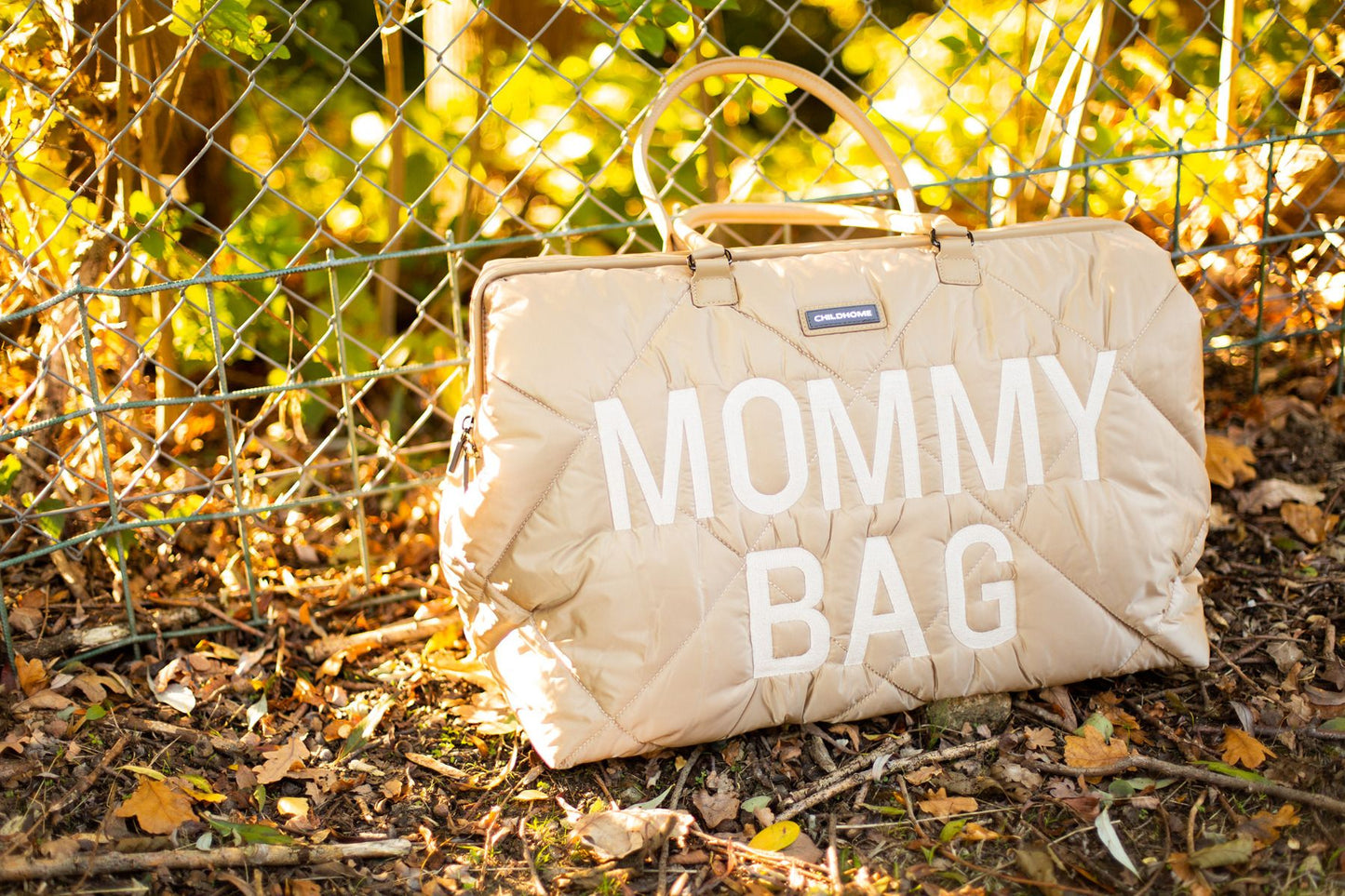 MOMMY BAG - PUFFERED - BEIGE