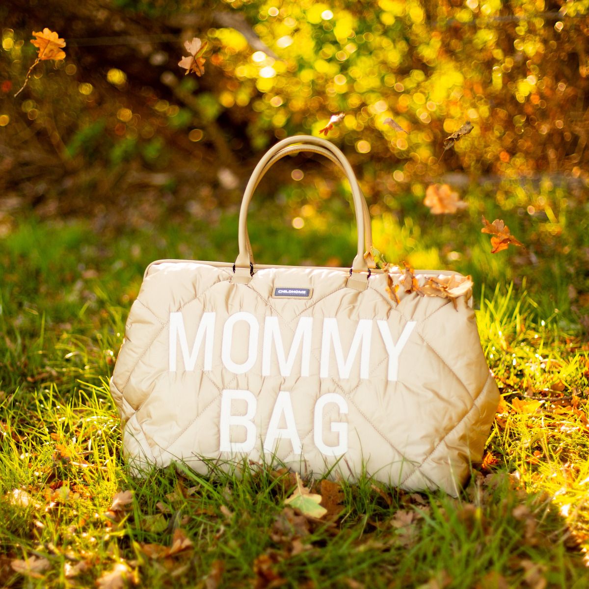 MOMMY BAG - PUFFERED - BEIGE