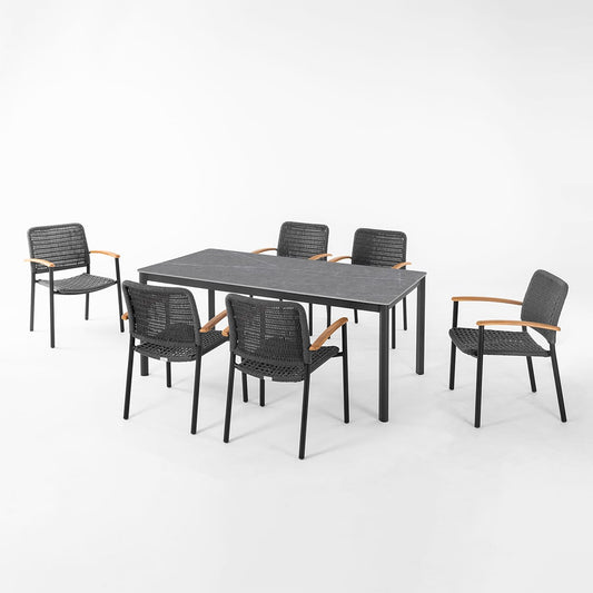 Himmel 6 - Person Outdoor Dining Set