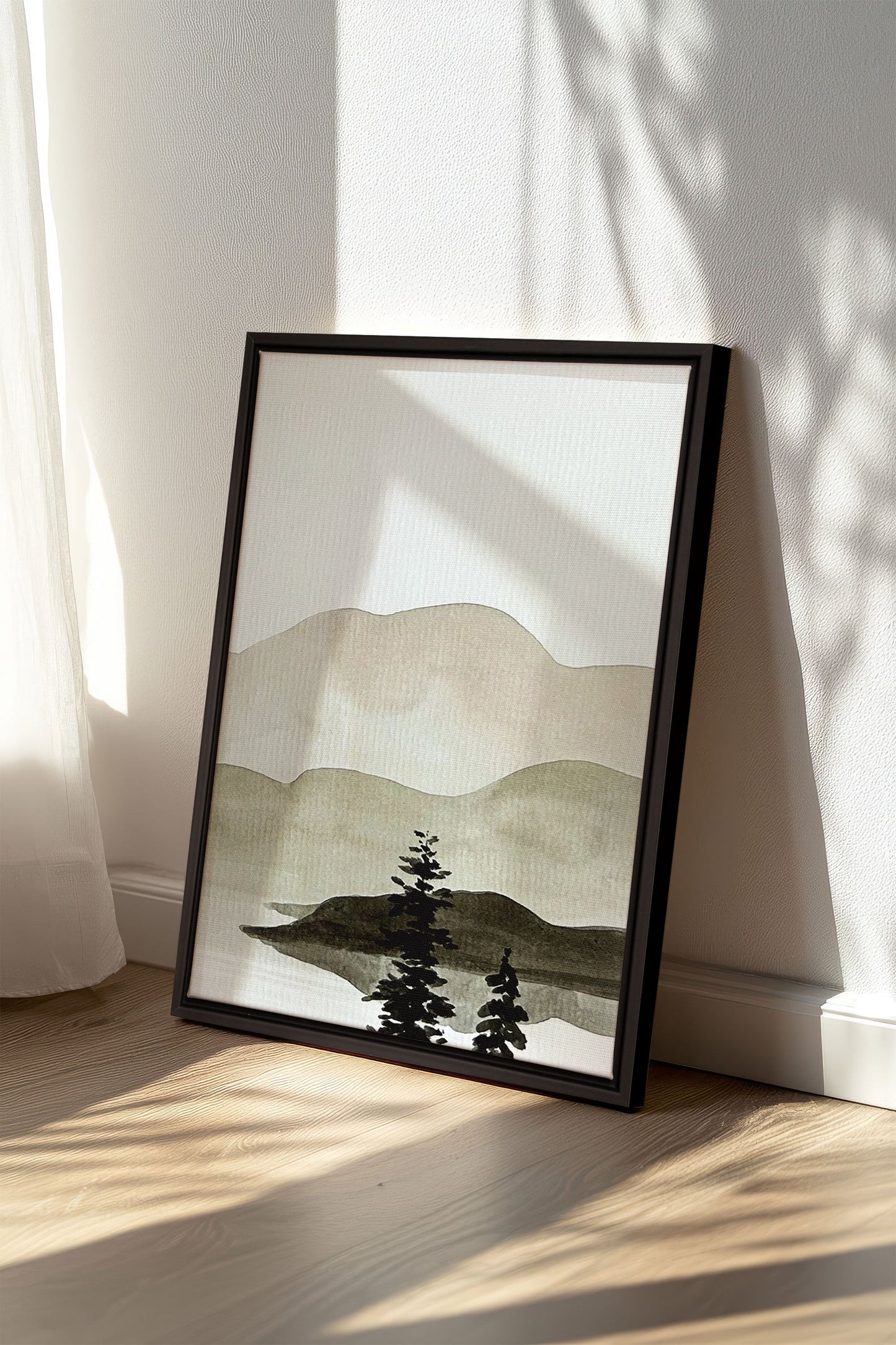 ÉCHOS, Oeuvre sur toile étirée