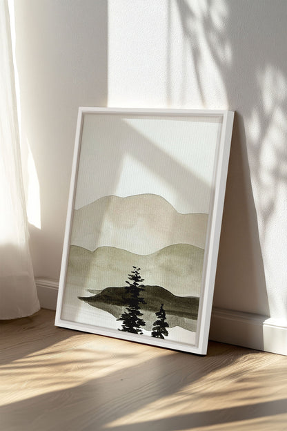 ÉCHOS, Oeuvre sur toile étirée