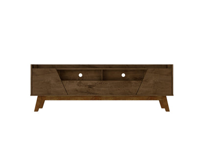 Malmo Modern 70.8" TV Stand with 2 Drawers - Rustic Brown