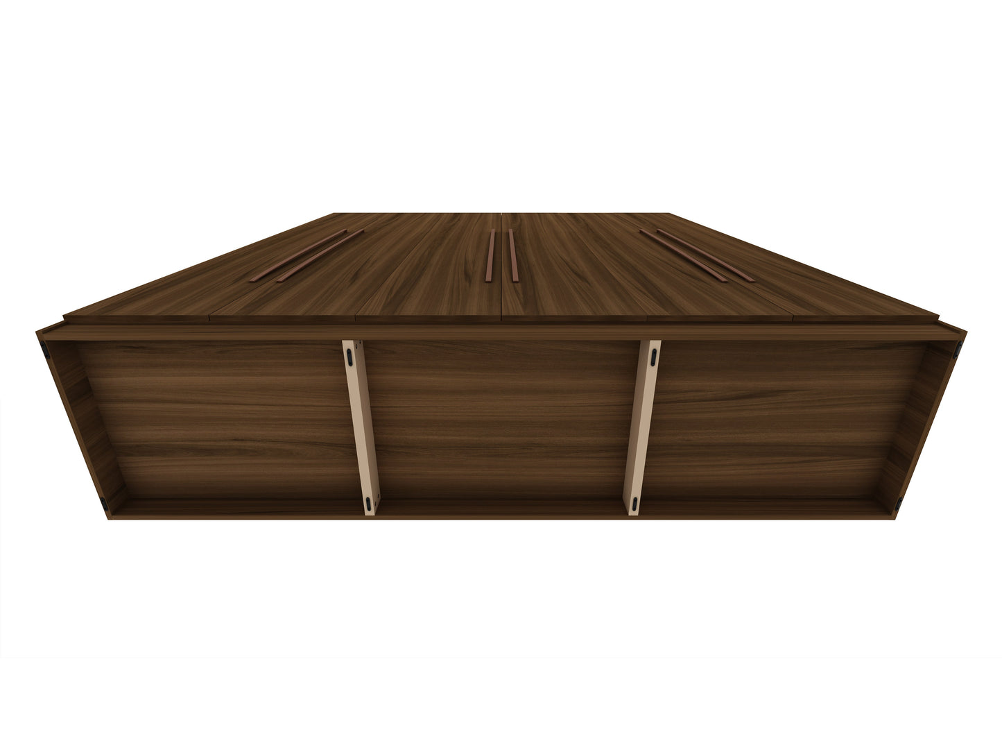 Torino Modern Freestanding Wardrobe - Brown