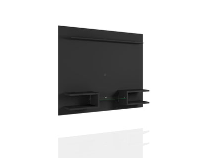 Augusta Modern Floating Shelved Entertainment Center - Black