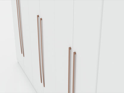 Torino Modern Freestanding Wardrobe - White