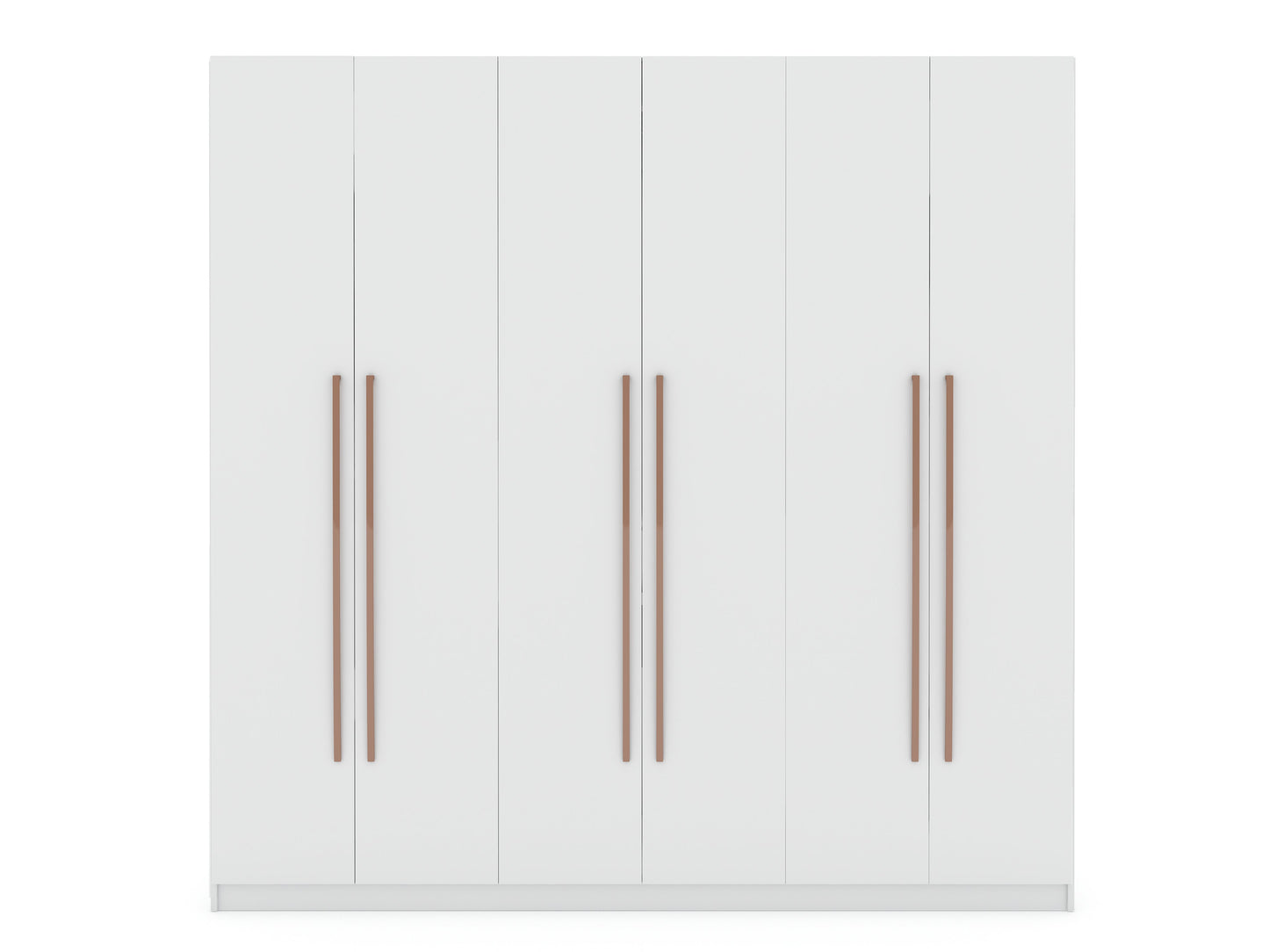 Torino Modern Freestanding Wardrobe - White