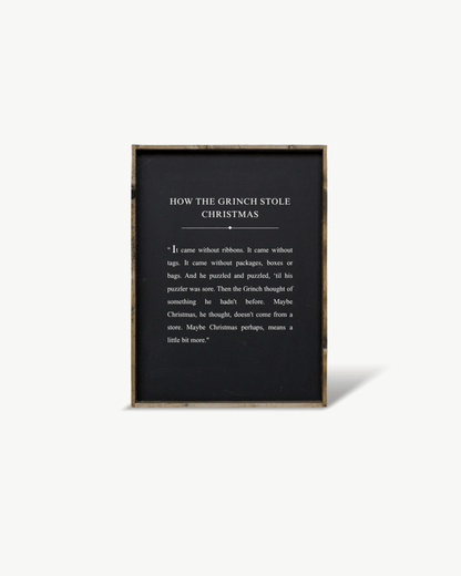 How the Grinch Stole Christmas Framed Print