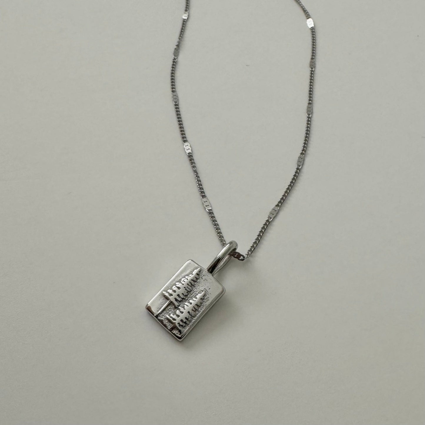 I am Strong Affirmation Necklace- Silver
