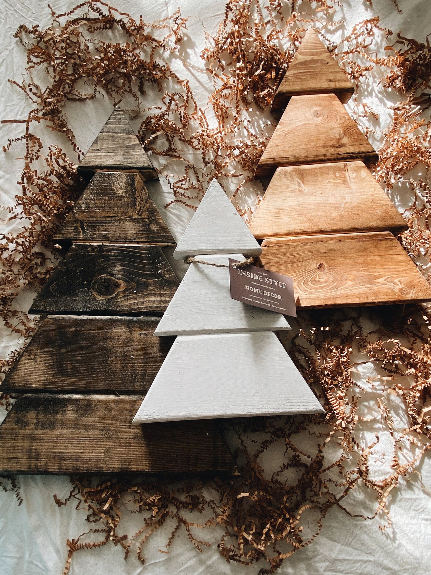 Rustic Wooden Christmas Trees