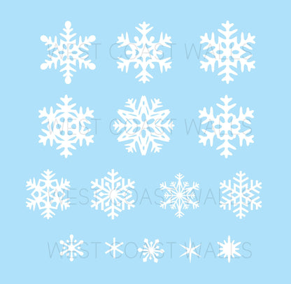 Removable Snowflake Wall Decals