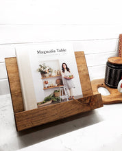 Load image into Gallery viewer, Wooden Cookbook Stand
