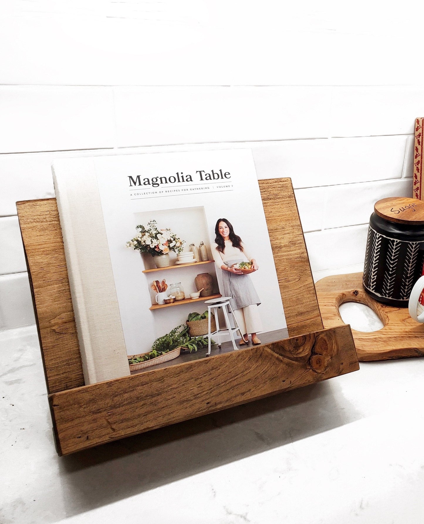 Wooden Cookbook Stand