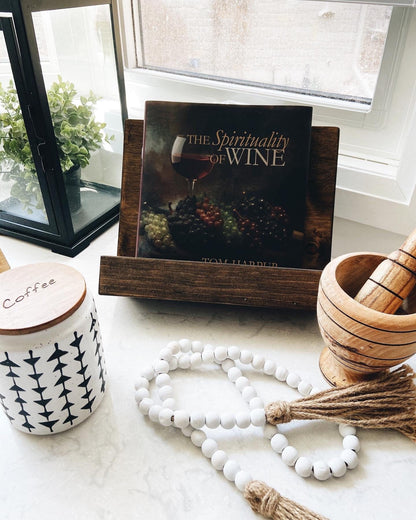 Wooden Cookbook Stand