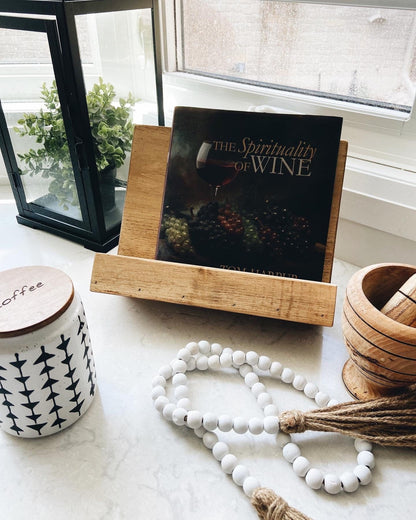 Wooden Cookbook Stand