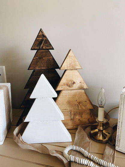 Rustic Wooden Christmas Trees