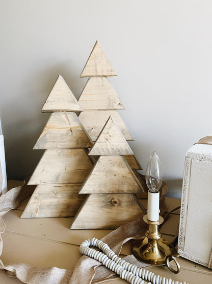 Rustic Wooden Christmas Trees