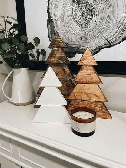 Rustic Wooden Christmas Trees