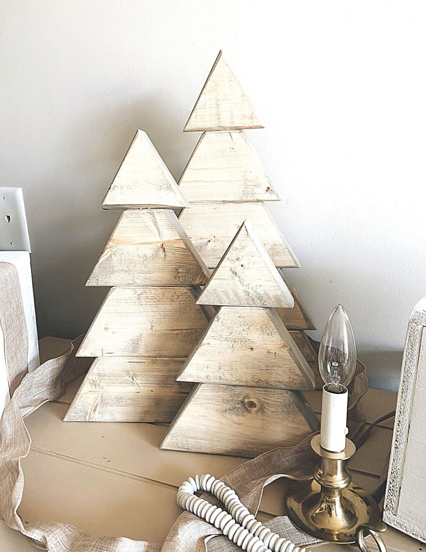 Rustic Wooden Christmas Trees