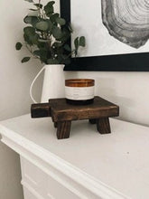 Load image into Gallery viewer, White Washed Mini Display Stool
