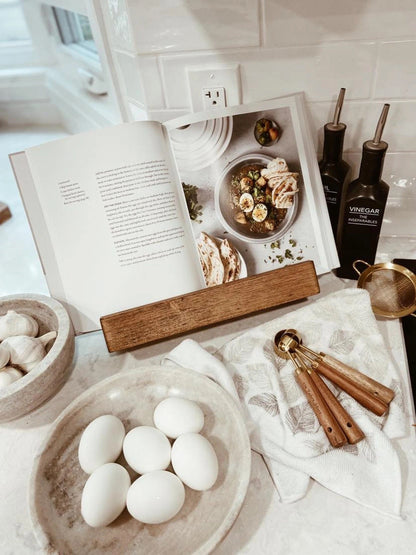 Wooden Cookbook Stand