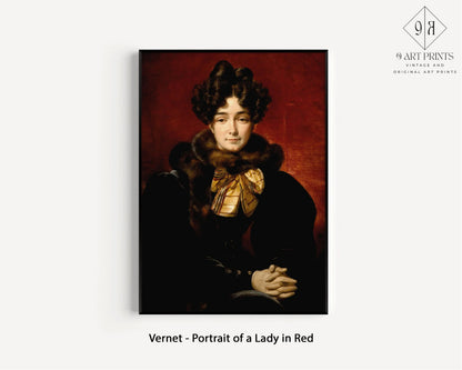 Dark Academia Art Print: Ghirlandaio Portrait, Museum Quality