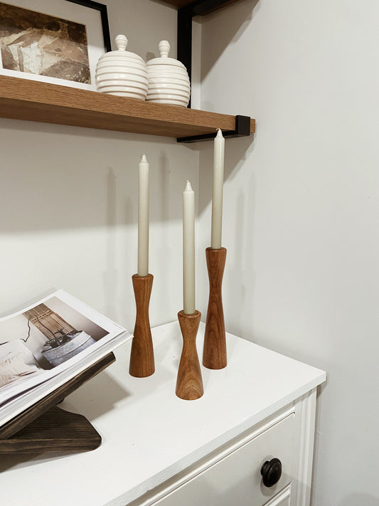 Candle Stick Holders (set of three)