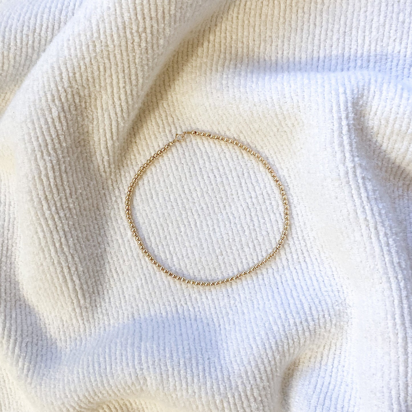 3MM 14K Gold Filled Anklet