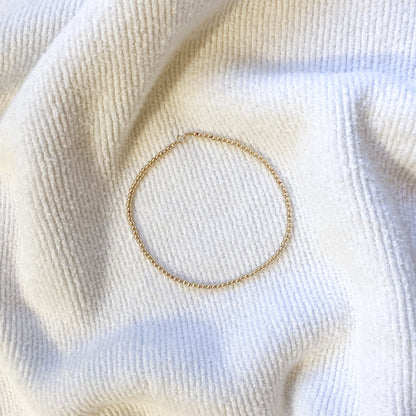 3MM 14K Gold Filled Anklet