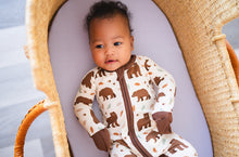Load image into Gallery viewer, Bamboo Zippy Romper - Beary Dreamy
