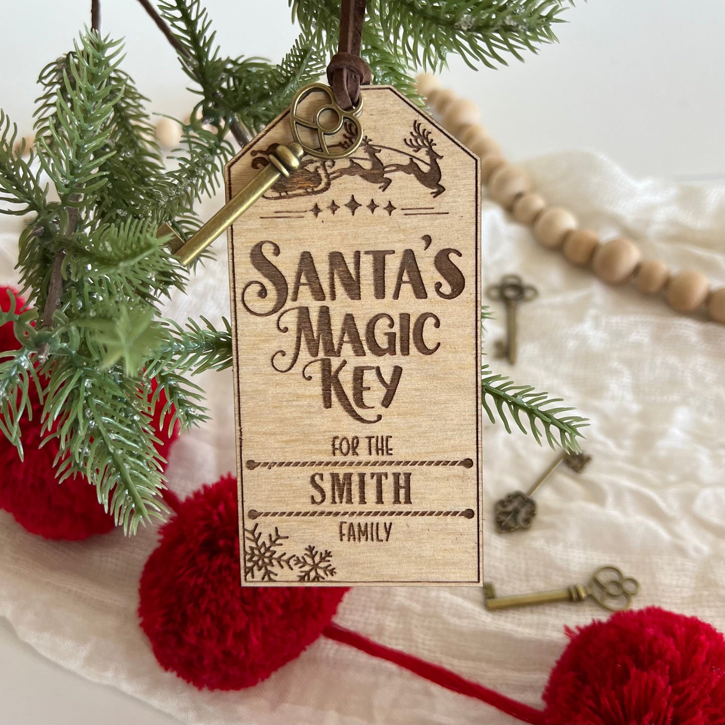Santa's Magic Key Tag