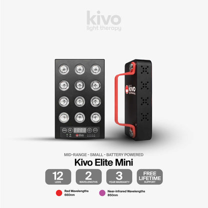 Kivo Elite Mini: Portable Red Light