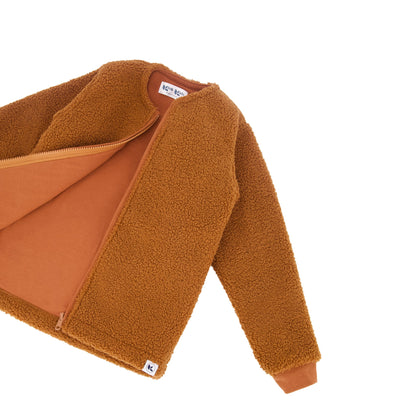 Signature Teddy Cardigan - Copper