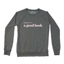 Load image into Gallery viewer, Women&#39;s Good Book Crew Sweatshirt, Charcoal
