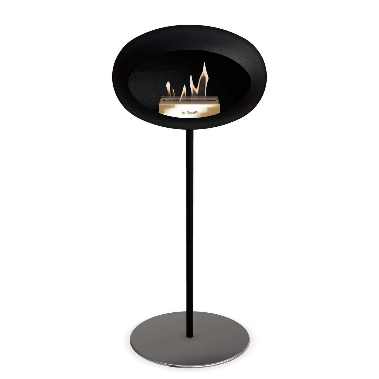 Le Feu Steel High Dome <br>Black