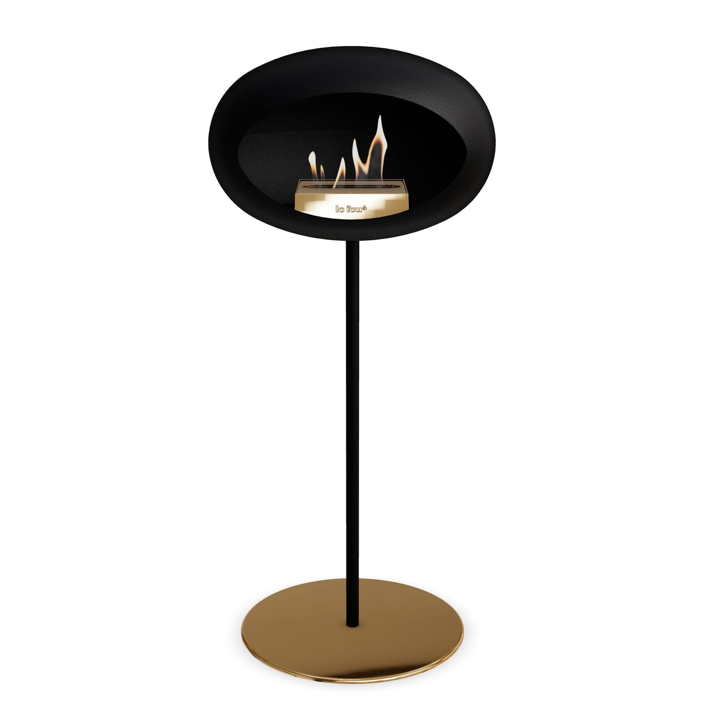Le Feu Steel High Dome <br>Black