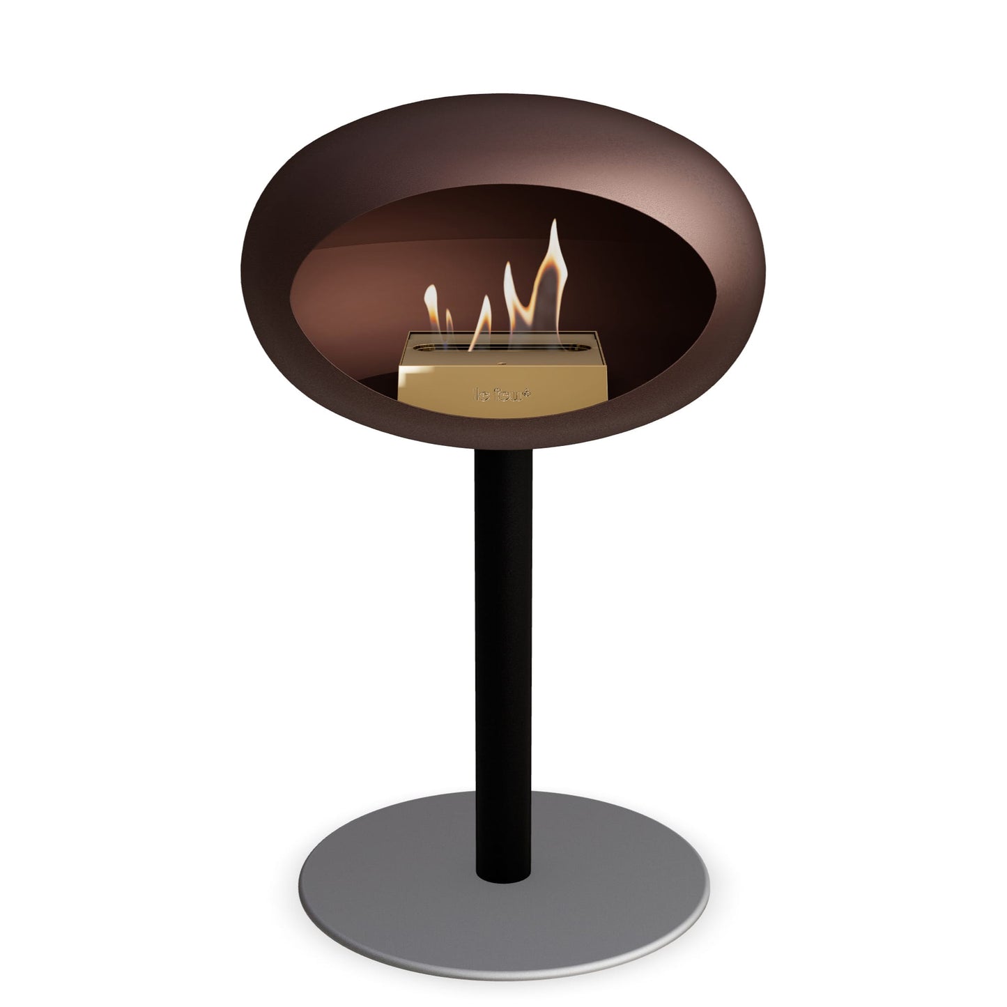 Le Feu Steel Low Dome <br>Mocca