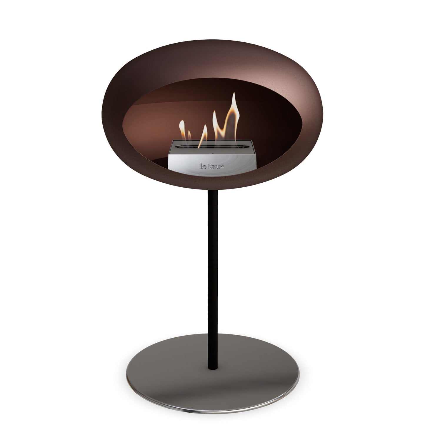 Le Feu Steel Low Dome <br>Mocca