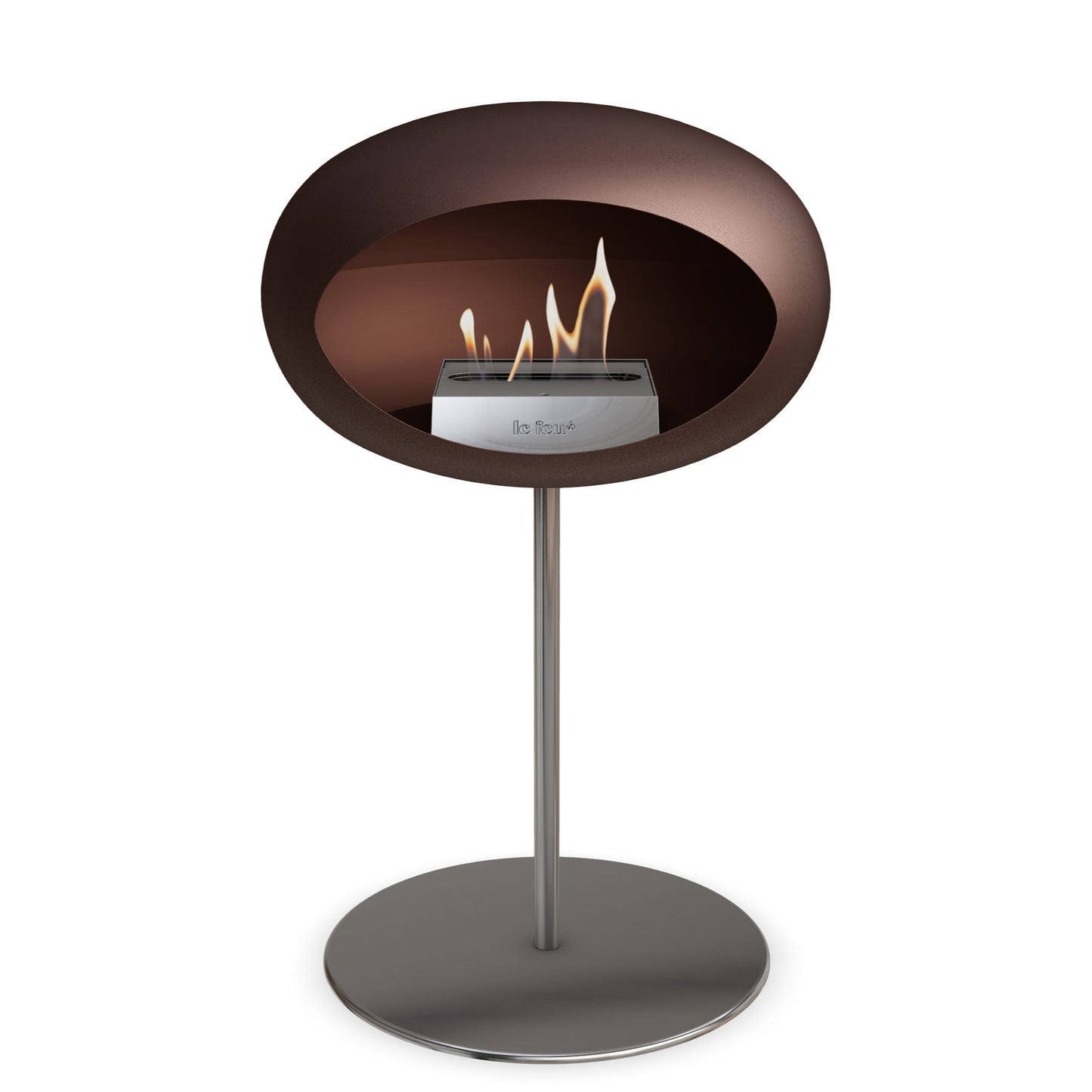 Le Feu Steel Low Dome <br>Mocca