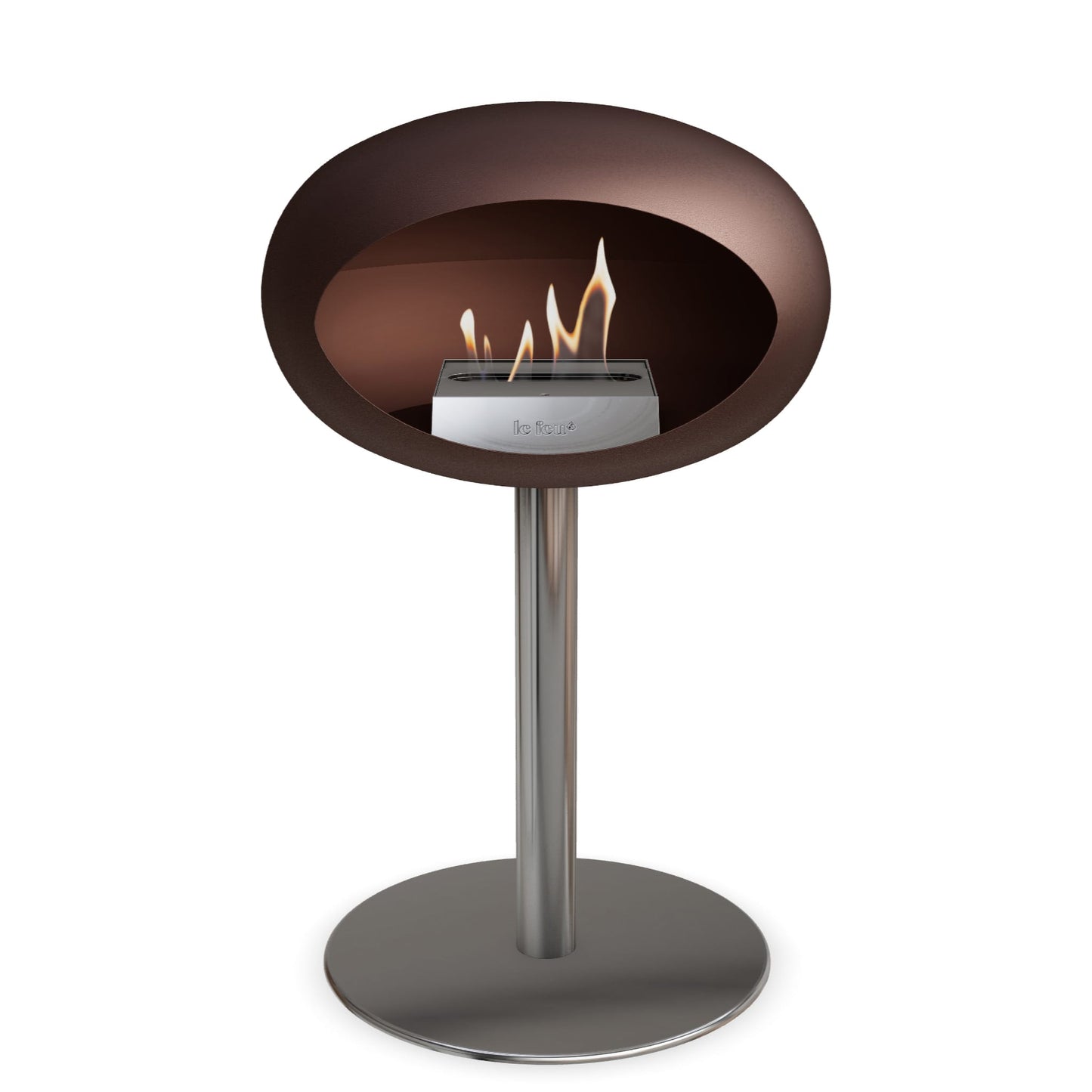 Le Feu Steel Low Dome <br>Mocca