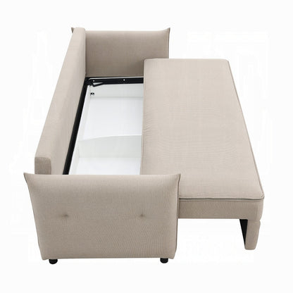 Cais Condo Size Sleeper Sofa w/Storage - Beige