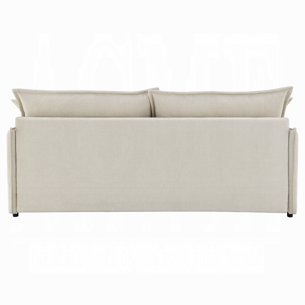 Faro Condo Size Sleeper Sofa w/Storage - Beige
