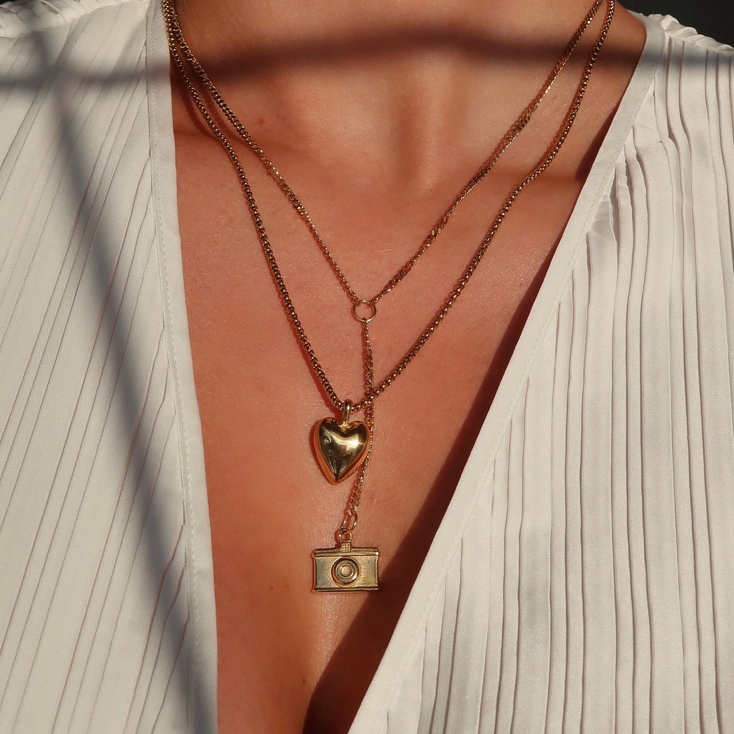 Making Memories Necklace- Gold
