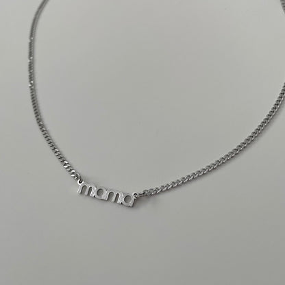 Mama Necklace 2.0- Silver